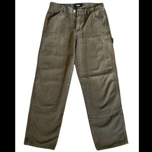 RSQ Straight Twill 29x30 Green Cargo Pants